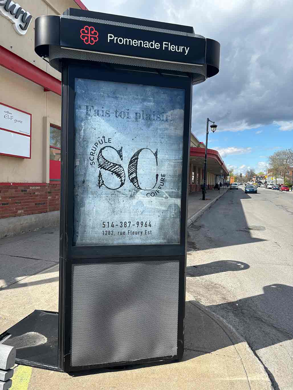 Promenade Fleury Écriteau